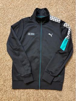 Puma Mercedes AMG Petronas Formula One Team Track Jacket Mens Size Small