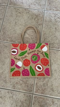 Fruit Print Foodland Tote Bag