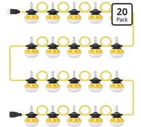 200FT Construction LED String Lights, Industrial Grade Best for Construction Sites, Renovation, Patio, Mine cave, Outdoor, and Other Outdoor Lighting