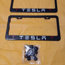 Tesla License Plate Holder With Hardware