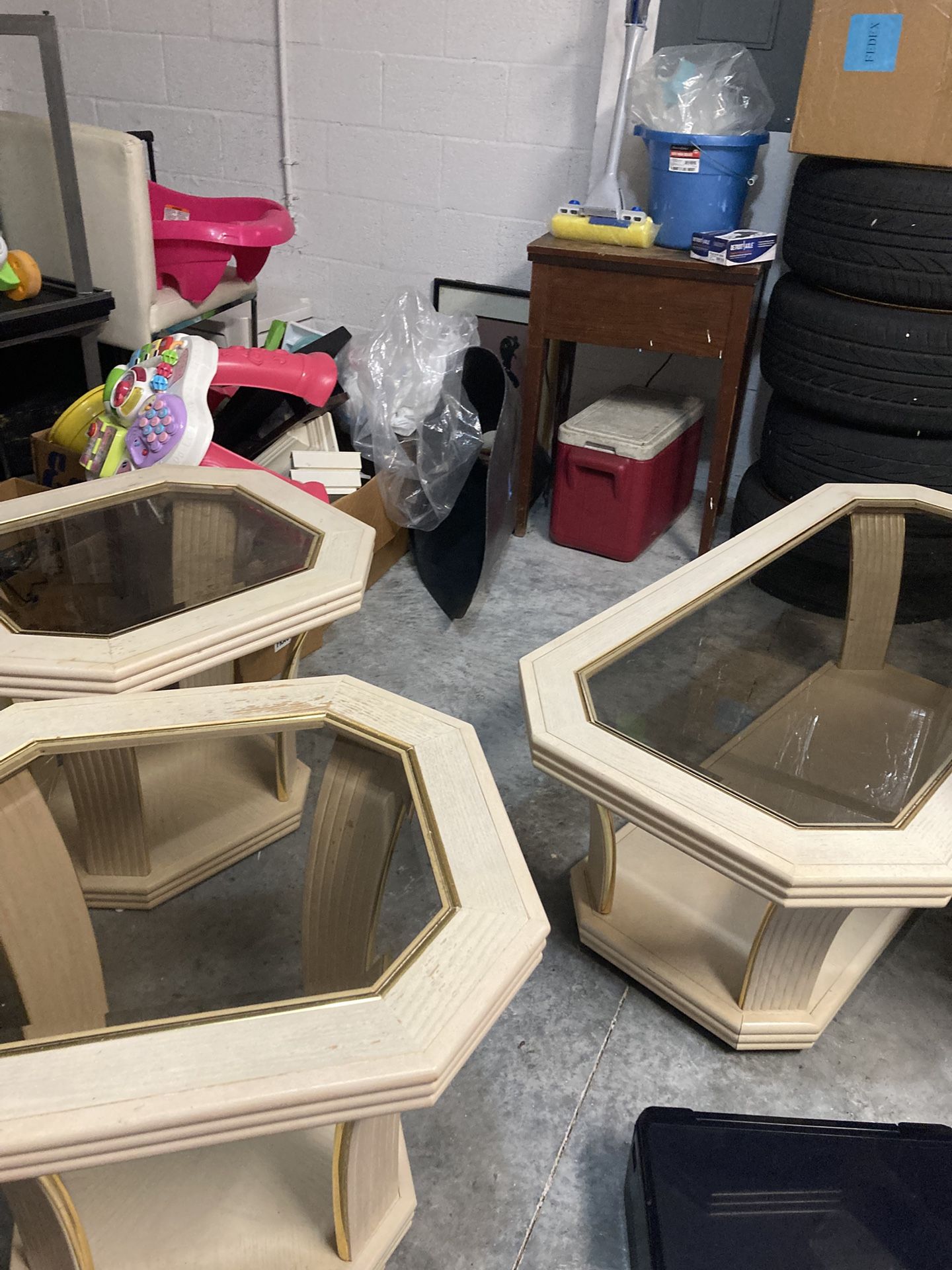 Two Side Tables For $30 Both