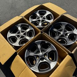 Jeep Wrangler Gladiator Rubicon 17” Factory Wheels Rims Used Condition 
