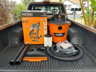 NEW RIDGID 12 Gal. 5.0 Peak HP NXT Shop Vacuum Wet Dry Vac w/Filter, Hose & Attachments
