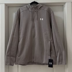 NEW Under Armour Essential Swacket – Men’s L, Tetra Gray (NWT)