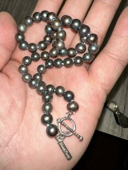 Vental Pearl Necklace 6mm*18 Sterling 925