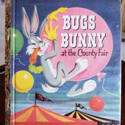 Little Golden Book #184-25 Bugs Bunny at the County Fair 1953