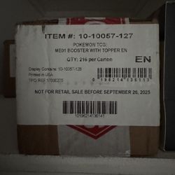 Pokemon Mega Evolution ME01 Booster Box Case Sealed