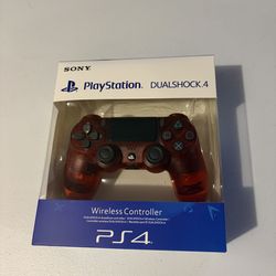 Ps4 Controller - Crystal Red