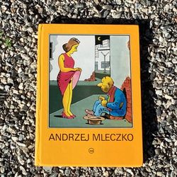 RARE Andrzej Mleczko EROTIC CARTOON ART Book Prawa Wolnego Rynku Signed 