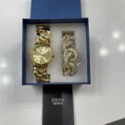 Men Watch And Bracelet Set (Best Offer)