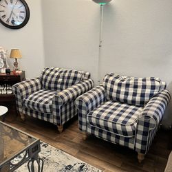 Living Room Chairs Set of 2 