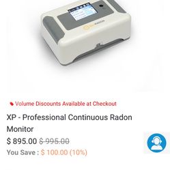 Sun radon XP - Professional Continuous Radon Monitor