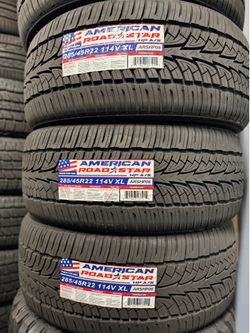 285/45/22 American road star 4 new tires installed ✅ instaladas ✅ we do computer Aligment 🔥