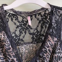 Junior Leopard Print Dress Size M
