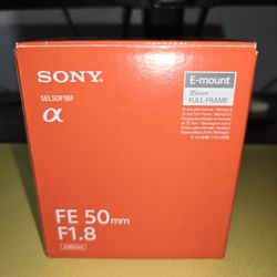 Sony 50mm 1.8