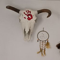 Bison Skull Native American art