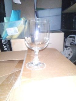 Clear Glass Wine Glass