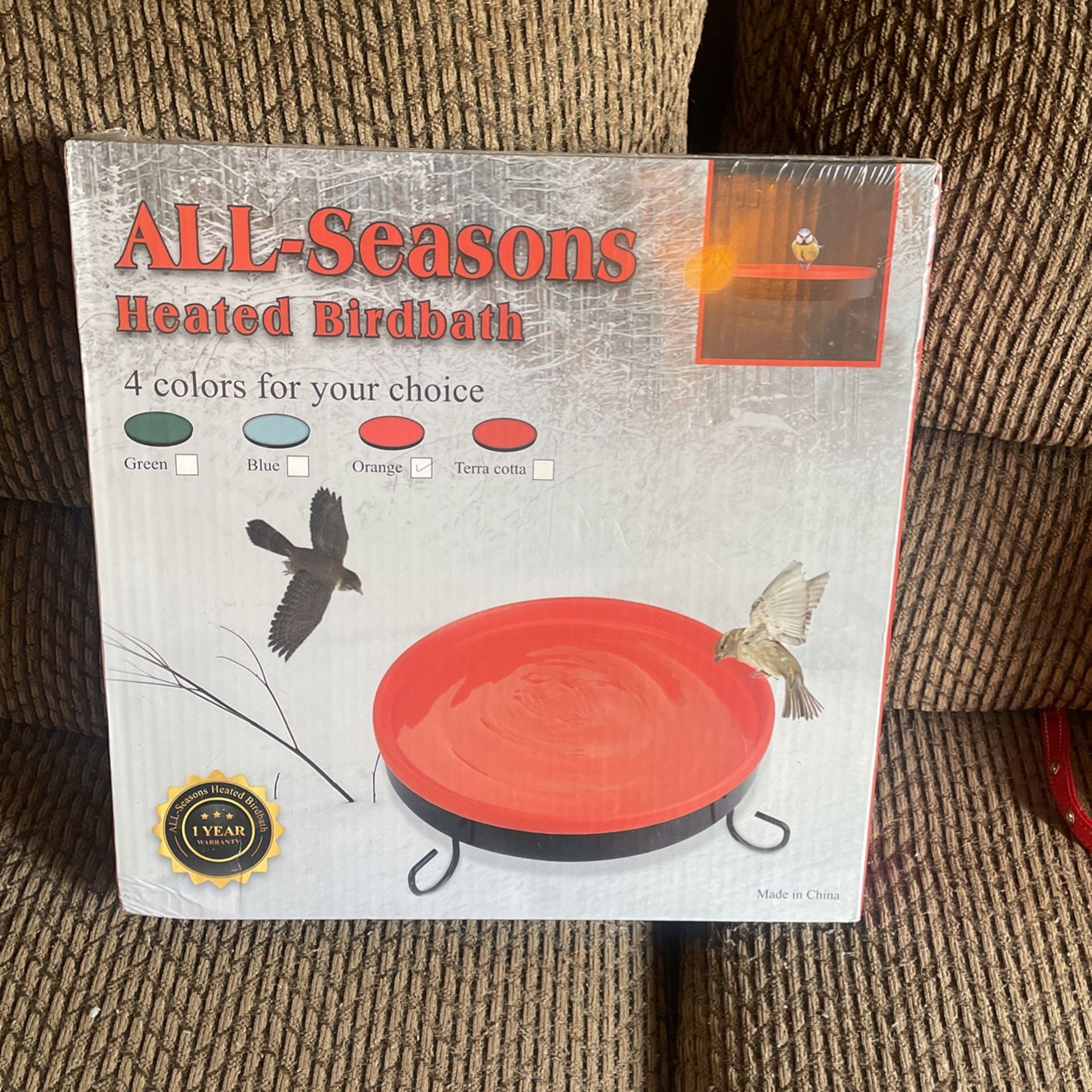 Heated Bird Bath