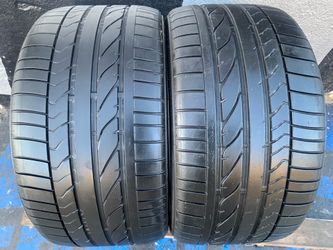 Two 275-35-18 Bridgestone Potenza RFT Run Flat