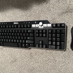 Dell keyboard and mouse wireless Bluetooth.