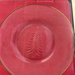 Vintage Glass Christmas Plattee