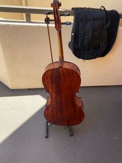 4/4 Cello Solid Brown (old and Antiquevt)
