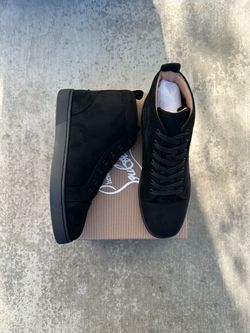 High Top Red Bottoms (Size 7, 9.5)
