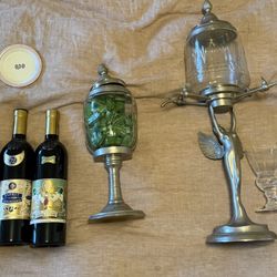 Absinthe Collection - Fountain, Sugar Holder, Jade Absinthe, Vintage Plates, Etc