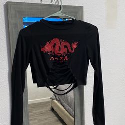 Black Crop Top