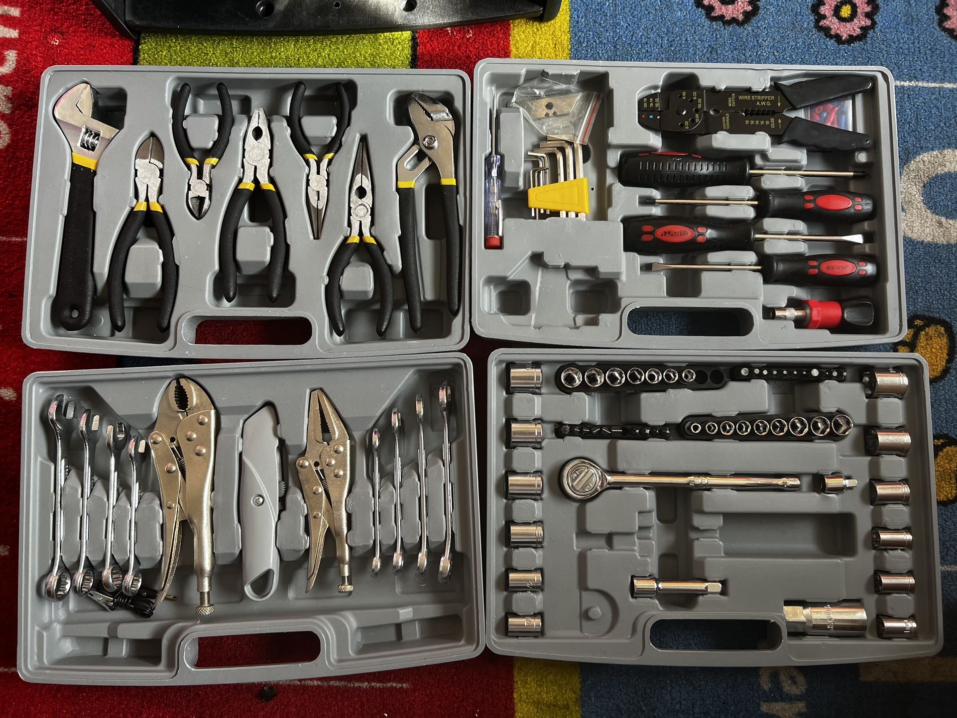 Pittsburgh Tool Set 4-drawer Chest, 105 Pieces