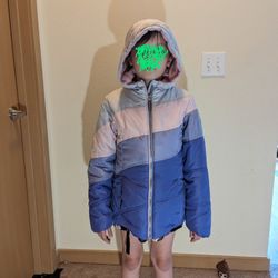 Pacific Trail Girls Puffer Jacket Sz 7/8 Very Warm