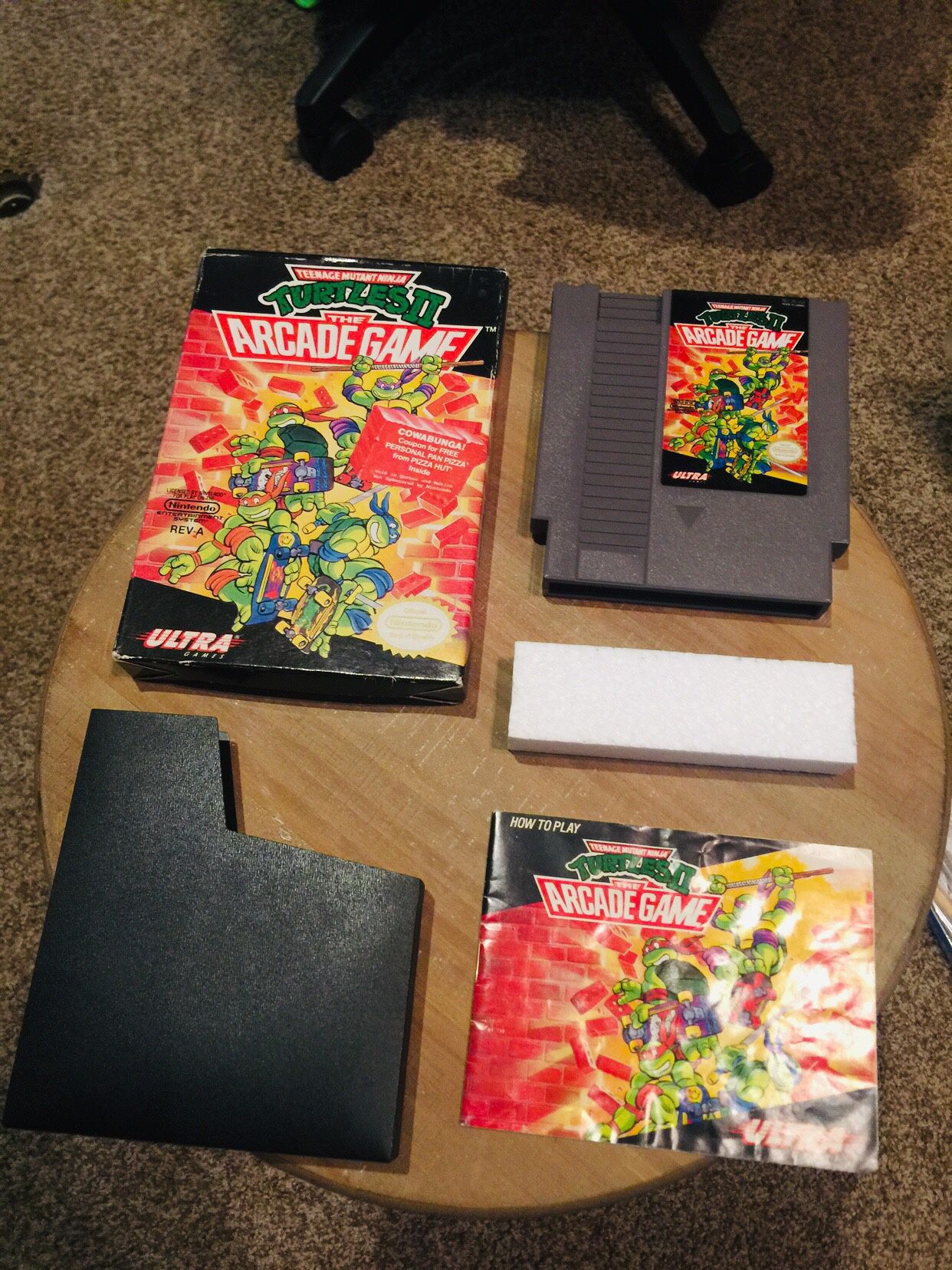 Teenage Mutant Ninja Turtles II: The Arcade Game (Complete), TMNT NES