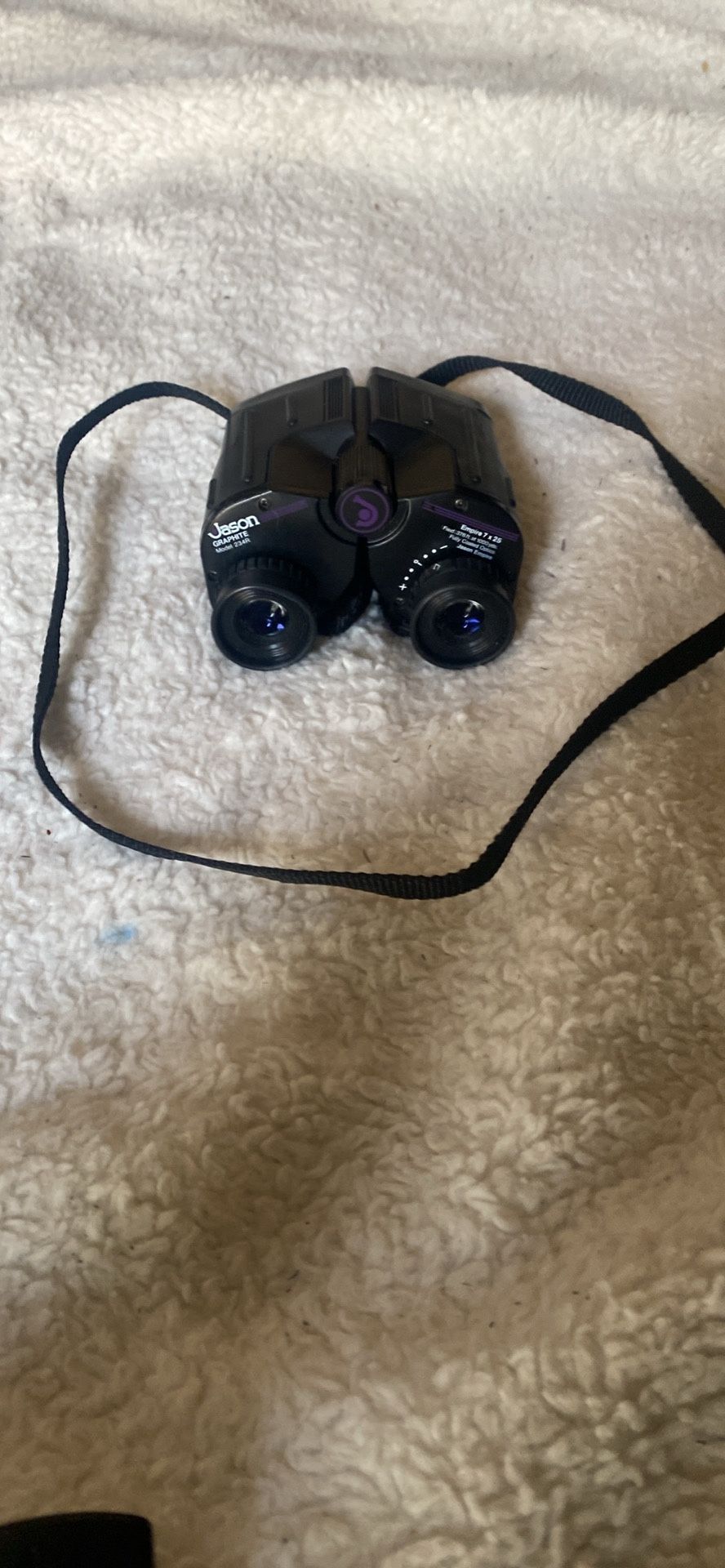 Jason Empire Graphite Binoculars Model 234R 7X25