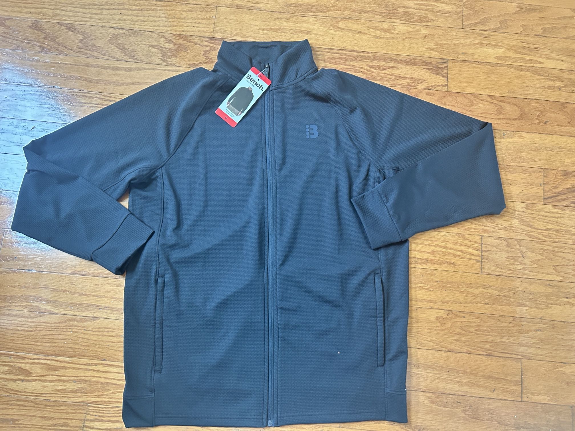 NWT Bench Men's full zip black Jacket Size M