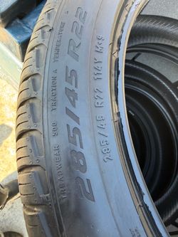 285/45/22 pirelli