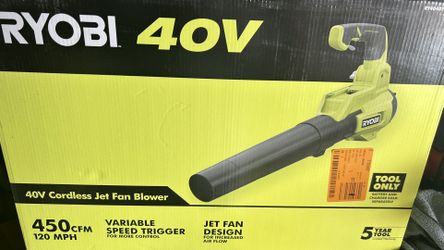 ryobi blower 40 v 