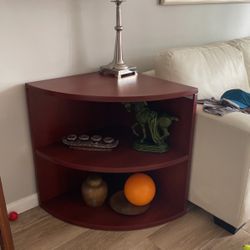 Corner Heavy Wooden Shelf