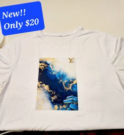 LV Blue Snake Shirt NEW $20