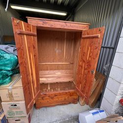 Cedar Wardrobe Cabinets