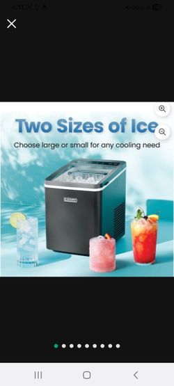 New ICEMAN Dual Size Compact Ice Machine 