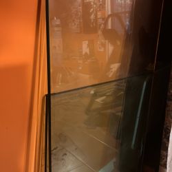 Glass Coffee Table And Side Table