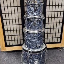 Taye 5pc Shell Pack . 1 If A Kind Custom Vintage Black Diamond Wrap. 