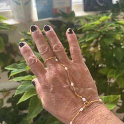 Pulsa anillo hecho a su gusto 14k perlas