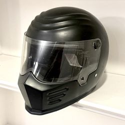 Simpson Safety Outlaw Bandit Motorcycle Helmet - Size Large, Black Snell