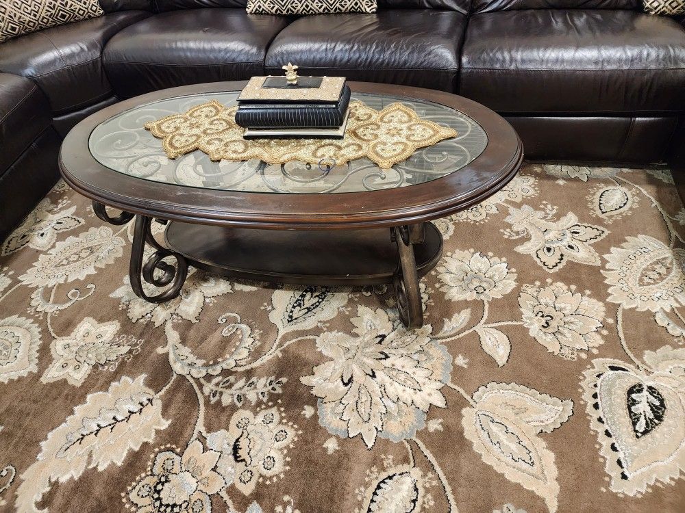Coffe Table With 2 End Table