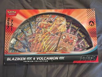 Blaziken ex & Volcanion ex Premium Collection