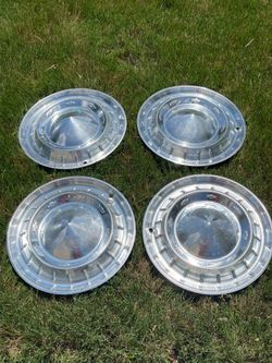 Vintage 1955/56 15” Chevrolet Hubcaps