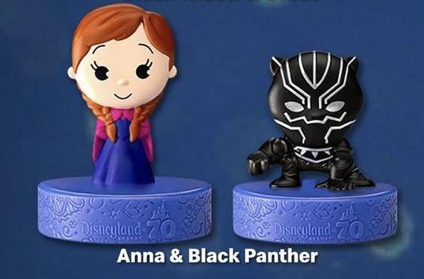 Disneyland 70th Anniversary McDonald’s Happy Meal Toy – Box #2 (Anna & Black Panther)