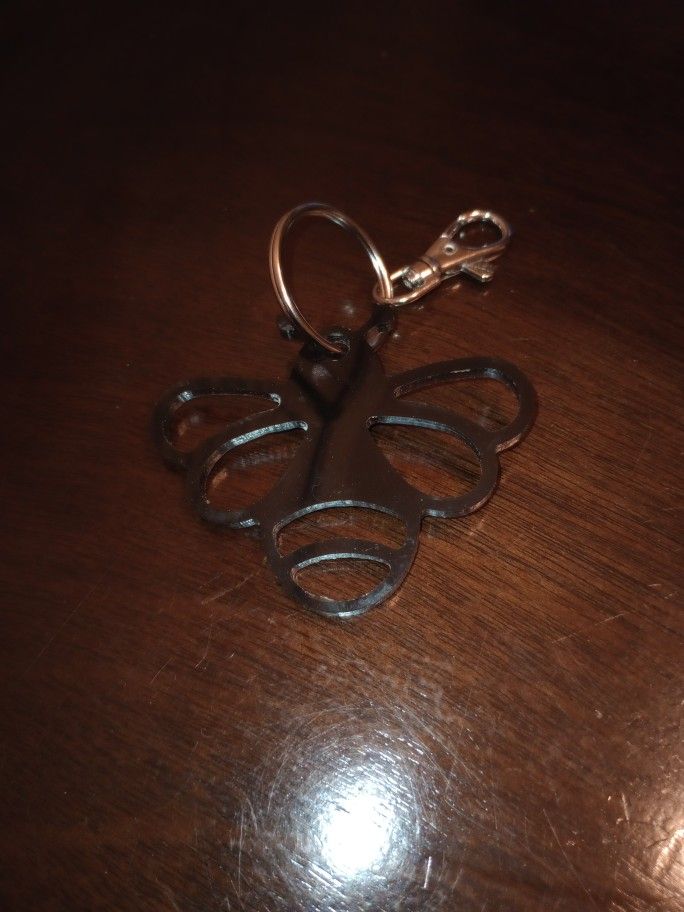 Hand Crafted Resin Bee Key Chain