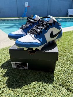 Jordan 1 Low TD Football Cleats Size 9